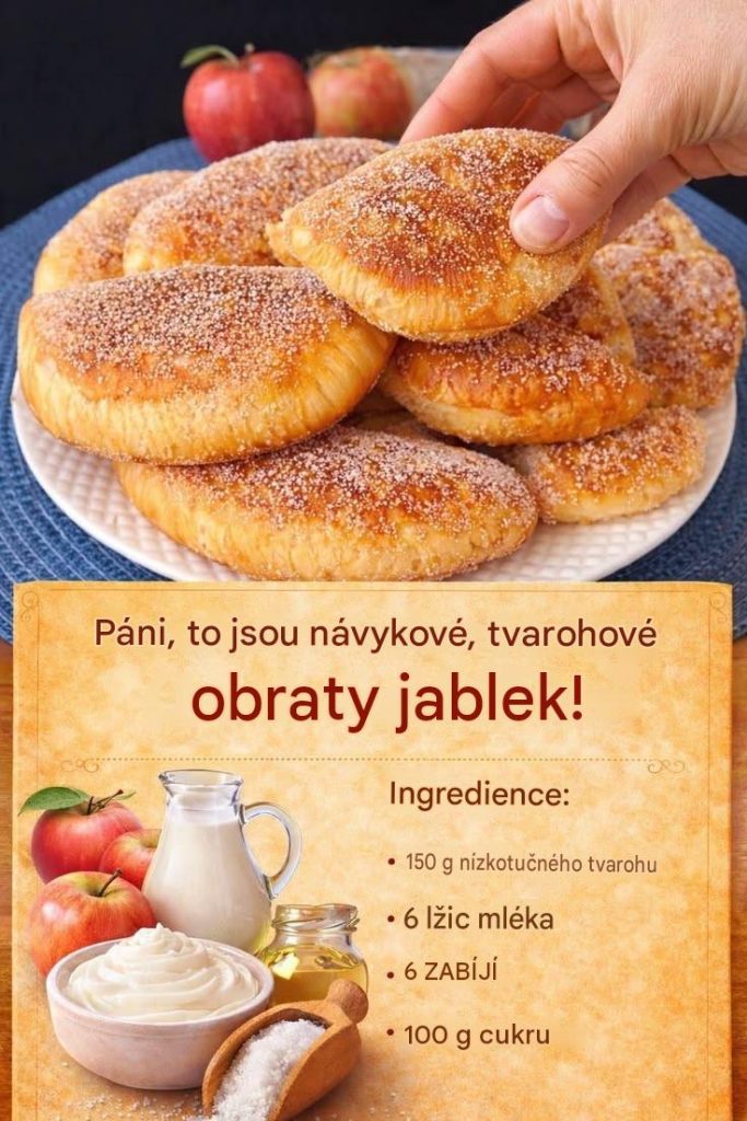 Šťavnaté taštičky s tvarohem a jablky: jednoduché a zaručeně povedené